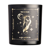 Aquarius Zodiac Candle