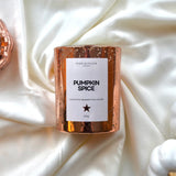 PUMPKIN SPICE ROSE GOLD CANDLE