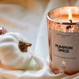 PUMPKIN SPICE ROSE GOLD CANDLE