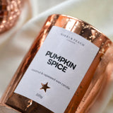 PUMPKIN SPICE ROSE GOLD CANDLE